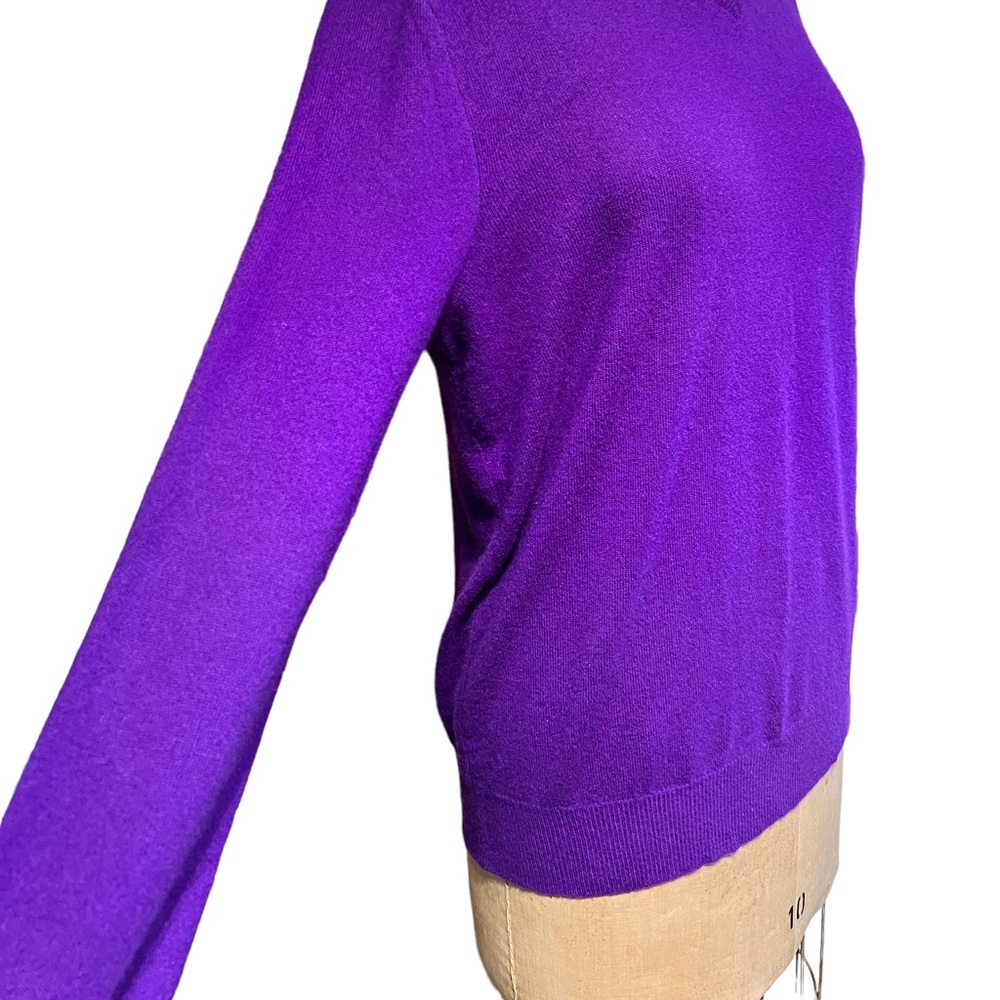 NWT POLO Ralph Laurent 100% Cashmere VNeck Sweater Size M - Picture 7 of 13
